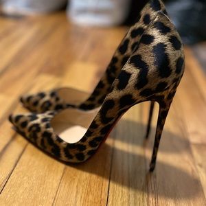 Christian Louboutin Leopard So Kate 120mm